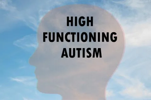 HIGH FUNCTIONING AUTISM concept Foto stock