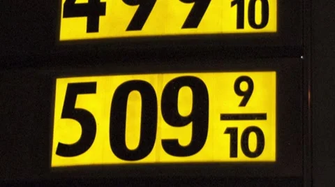 High Gas Prices 4 Stock Footage 10881437