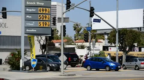 High Gas Prices Stock Footage 11135324