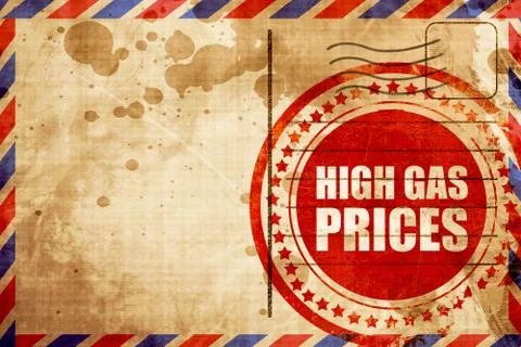 High gas prices Stock Illustration