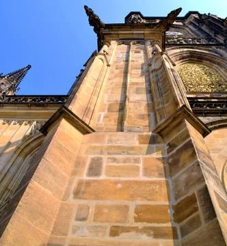High gothic wall Stock Photos