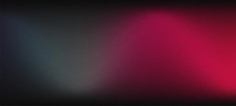High Grain Dark Abstract Background with Red and Teal Neon Gradient Blur an.. Stock Illustration