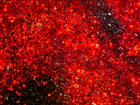 High Heat Abstract Background to Hell, Volcanic Lava, Meteorite Fireball 写真素材