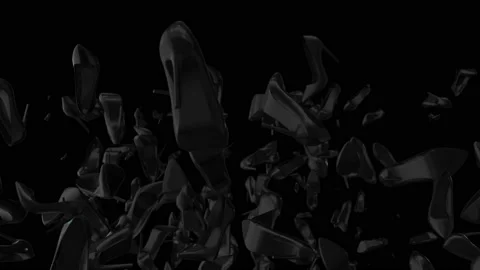 High heel pumps black Stock Footage 146731203
