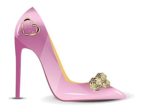 High heel shoe Illustrazione stock