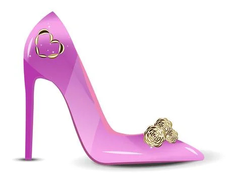 High heel shoe Illustrazione stock