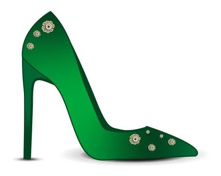 High heel shoe Illustrazione stock