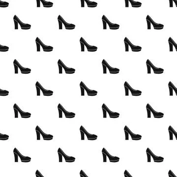 High heel shoes pattern vector 스톡 일러스트