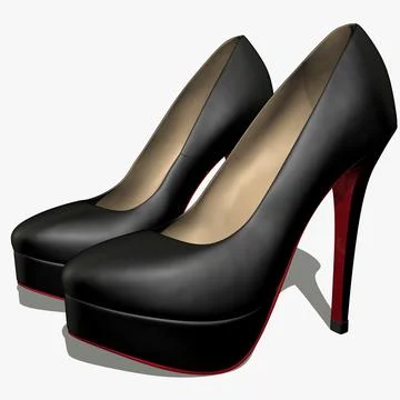 High Heel Stilettos ~ 3D Model ~ Download #90609756 | Pond5