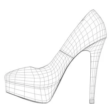 High Heel Stilettos ~ 3D Model ~ Download #91386556 | Pond5