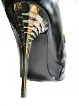 High heel on a white background Stock Photos