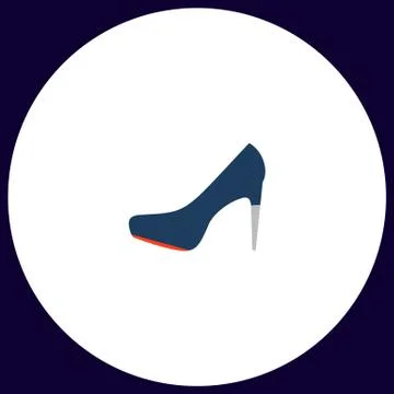 High heels computer symbol Stock Illustration