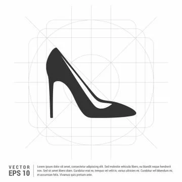 High-heels icon Stock Illustration