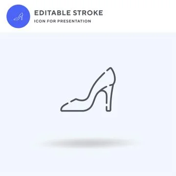 High Heels icon vector, filled flat sign, solid pictogram isolated on white Stock-Illustration