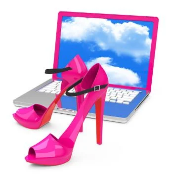 The high heels Stock Illustration