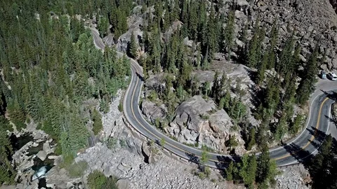 High on the highway Stock Footage 96356417