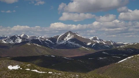 High hill far beyond timelapse 4K Stock Footage 82966237