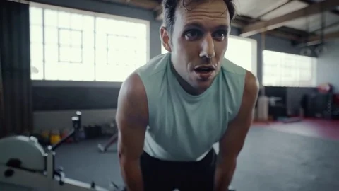 High intensity workout Stock Footage 71620461