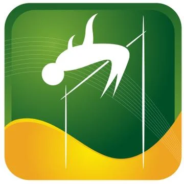 High jump Stock Illustration