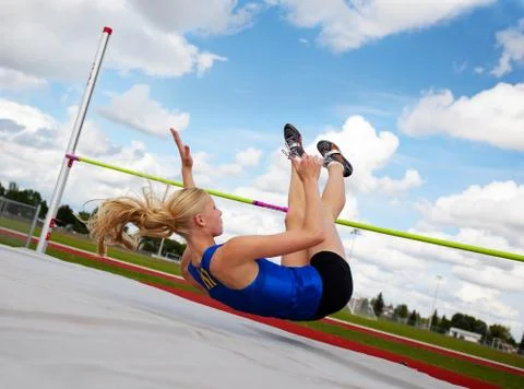 High jump Stock Photos