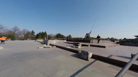 High Jump with Skateboard 스톡 동영상 36178201