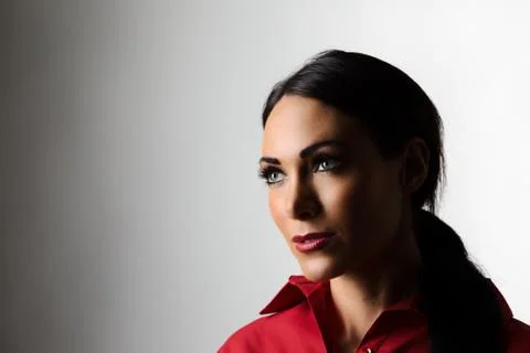 High key portrait Stock Photos