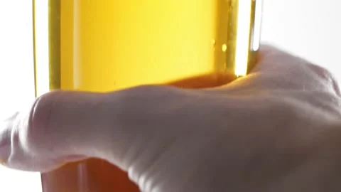 High Key Slow Motion Beer 180 fps White Background Stock Footage 149159209