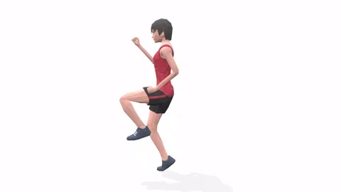 High Knees Video stock 146958266