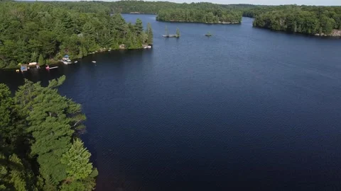 High Lake Stock Footage 136131444