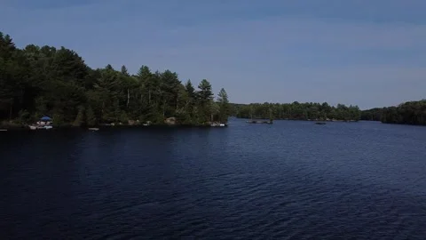 High Lake Stock Footage 136131629