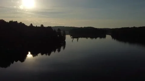 High Lake Stock Footage 136131820