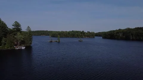 High Lake Stock Footage 136131882