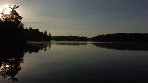 High Lake Stock Footage 136131963