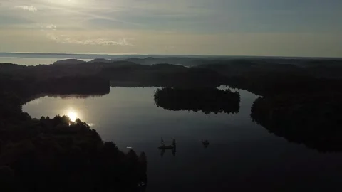 High Lake Stock Footage 136132014