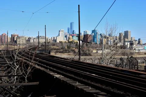 High Level Bridge Edmonton Stock Photos
