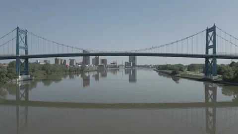 High-level  bridge Toledo background up  動画素材 275826683