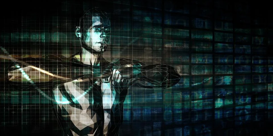 High Level Encryption Stock Illustration