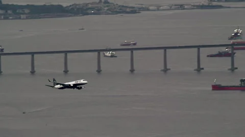 High level view on starting Plane Video stock 64865091