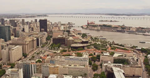 High level view on starting Plane Stock Footage 64865121