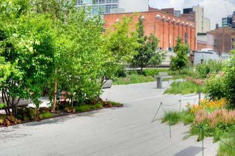 High Line in NYC Stock Photos