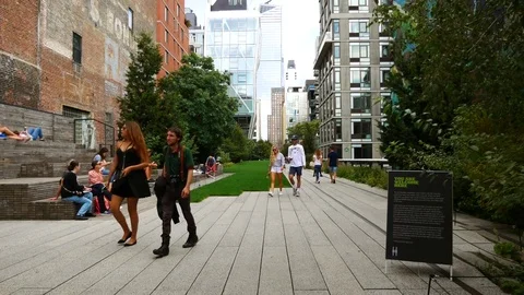 High Line Park Stock Footage 82888995