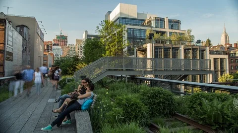 High Line Park Video stock 88172220