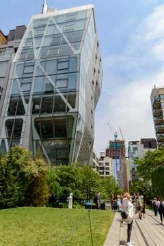 High Line Park in New York City USA Stock Photos