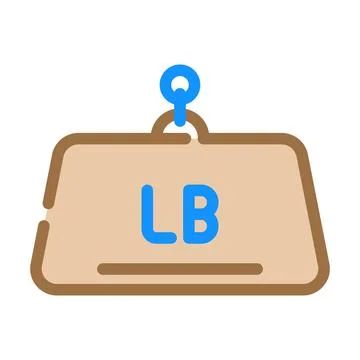 High load capacity color icon vector illustration 스톡 일러스트