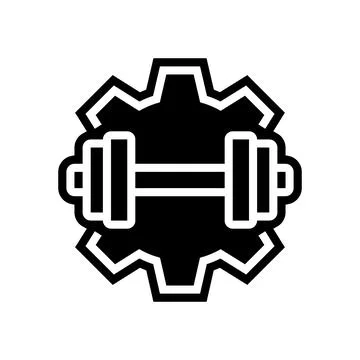 High load capacity glyph icon vector illustration 스톡 일러스트