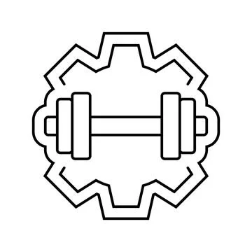 High load capacity line icon vector illustration 스톡 일러스트