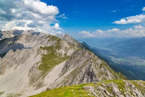 High mountain in Alps Foto stock