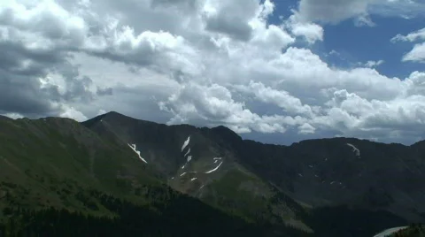 High Mountain Cloud Time Lapse Stock-Footage 262462