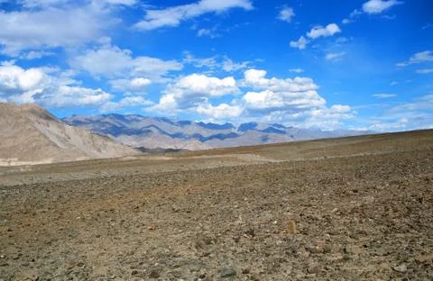 High mountain desert Stock Photos