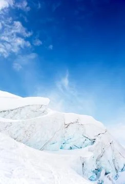 High mountain glacier Stock Photos